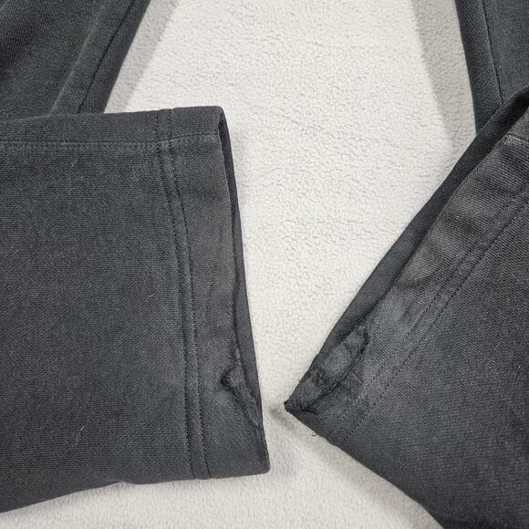 Nike Sweatpants Mens Small Fleece Cotton Lounge Comfy Cozy Black Worn Distressed - Picture 5 of 16